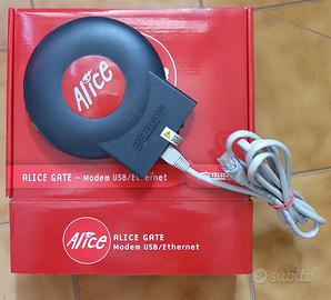 Modem Alice completo di scatola e accessori
