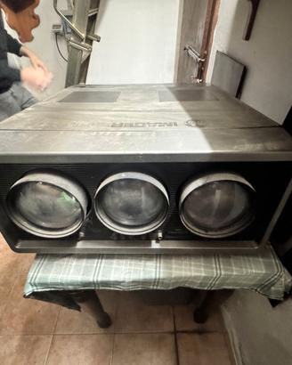 Videoproiettore CRT GE Imager 310E vintage 3 tubi