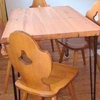 tavolo fratino in pino naturale con 4 sedie