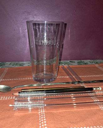 Set vintage Campari da miscelazione