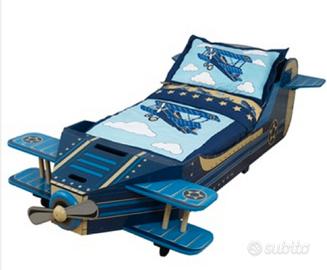 letto montessori aeroplano