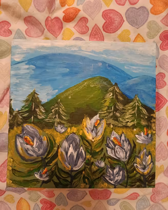 montagna in primavera 
