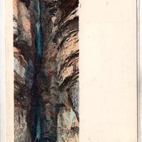 Cartoline Trentino Garda cascata del Ponale