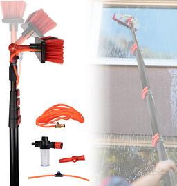 CleanRite® Spazzola Telescopica da 4.6M | Kit di P