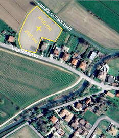 Vendita terreno edif. 2100mq + 4700mq verde