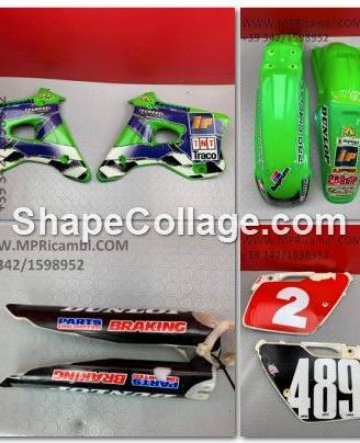 KIT PLASTICHE KAWASAKI KX 125 1994 1995 KX125 1997