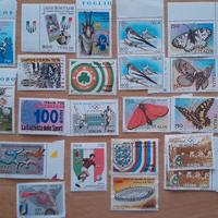 Francobolli Italia anni '90 in lire