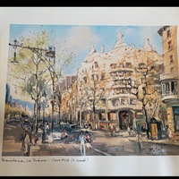 Stampa artistica Barcellona Casa Milà – 2005