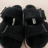 Birkenstock arizona pelliccia