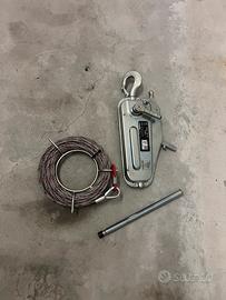 Tirfor Tractel TU-8 completo di fune