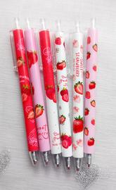 6 penne fantasia kawaii fragole strawberry 🍓
