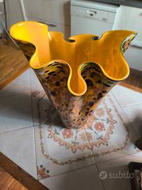 Vetro di Murano Multicolore Mod. Vaso Fazzoletto 
