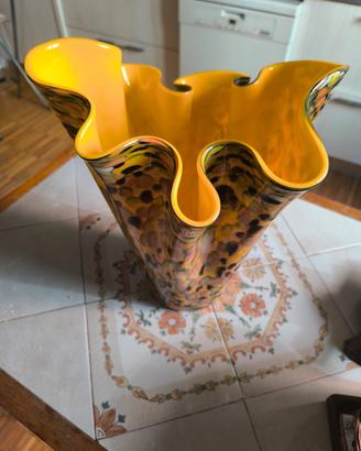 Vetro di Murano Multicolore Mod. Vaso Fazzoletto 