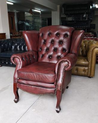 poltrona chesterfield chester bergere vintage 