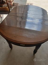 tavolo antico in noce antico