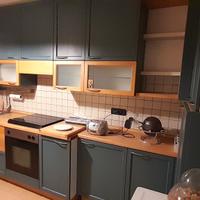 Cucina Cappellini in rovere naturale e laccato
