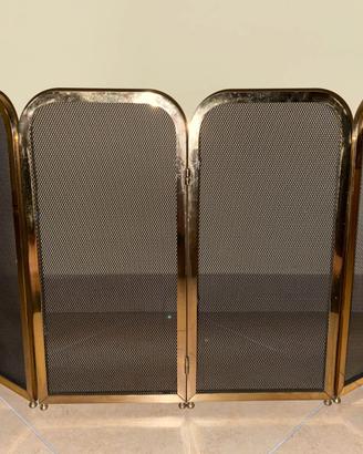PARASCINTILLE PIEGHEVOLE IN OTTONE ANNI '60 NUOVO