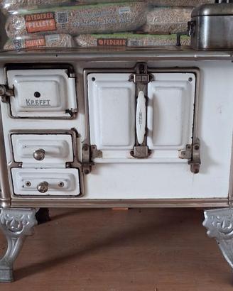 STUFA A LEGNA CON FORNO