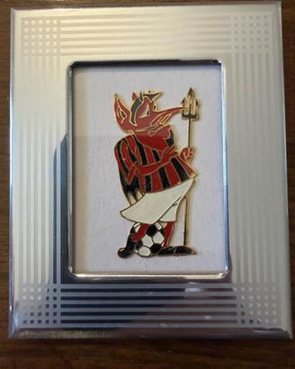 A C Milan cornice vintage mascotte diavolo nuovo