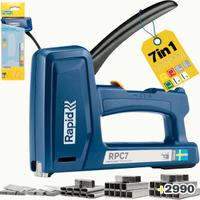 Rapid Graffatrice Manuale con 2990 Graffe, Blu