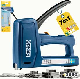 Rapid Graffatrice Manuale con 2990 Graffe, Blu