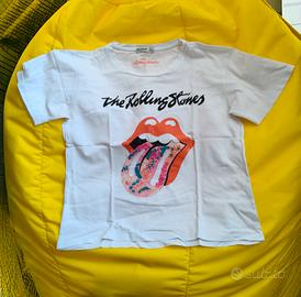 T-shirt bianca a maniche corte