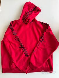 Felpa SUMWON oversize rossa con cappuccio L