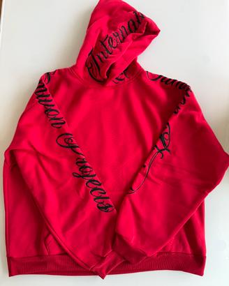 Felpa SUMWON oversize rossa con cappuccio L