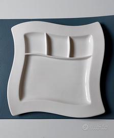 Piatto da portata porcellana Villeroy e Boch desig