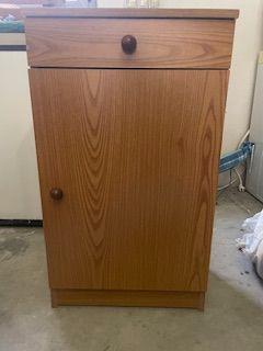 Comodino mobiletto 45x35x80 effetto legno