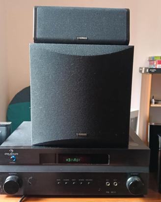 Home Theater 5.1 Yamaha con Amplificatore 5.1 Auna