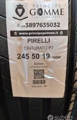 2 gomme 245 50 19 pirelli a612