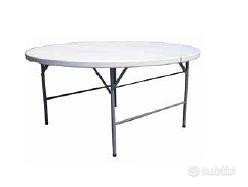 Tavolo Rotondo Pieghevole Catering