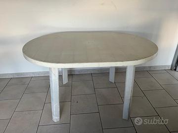 tavolo da giardino in plastica + 2 sedie regolabil