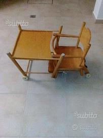 Scrittoio/seggiolone anni 50/60