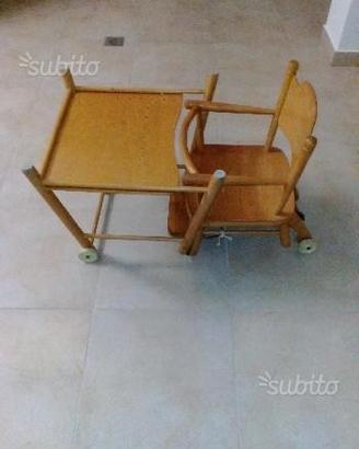 Scrittoio/seggiolone anni 50/60