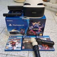 VR PS4 + 2 controller Move+ 3 Giochi VR