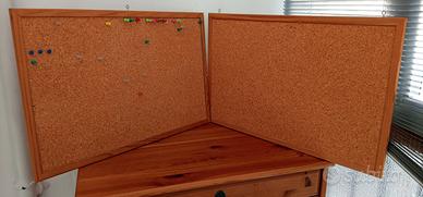 Bacheche  in sughero con puntine