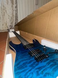 Chitarra elettrica Ibanez transparent Blue