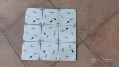 31 Mattonelle Decorative 10x10 cm – Vari Decori – 
