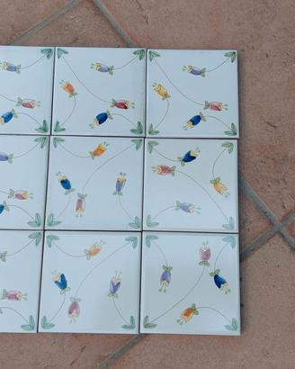 31 Mattonelle Decorative 10x10 cm – Vari Decori – 