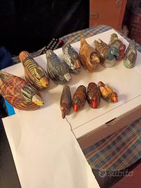 12 Statuette a forma di anitre