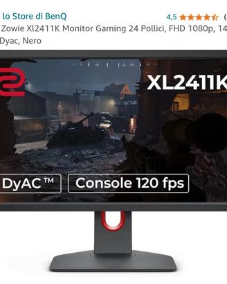 Benq Zowie Xl2411K Monitor Gaming 24 Polli