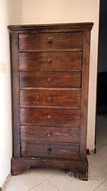 Settimino artigianale in legno massello