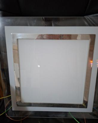 Plafoniera bianco satinato
