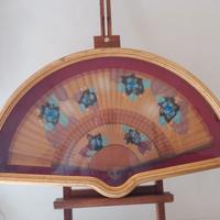 Teca Ventaglio in cornice in legno artigianale