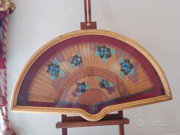 Teca Ventaglio in cornice in legno artigianale