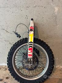 cerchio e gomma pirelli posteriore 110/80-18