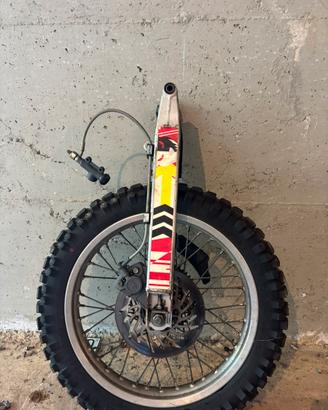 cerchio e gomma pirelli posteriore 110/80-18