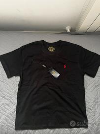 T-Shirt Polo Ralph Lauren Nera Custom Slim Fit